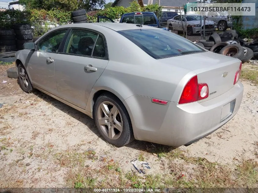 2010 Chevrolet Malibu Ls VIN: 1G1ZB5EB8AF114473 Lot: 40711924