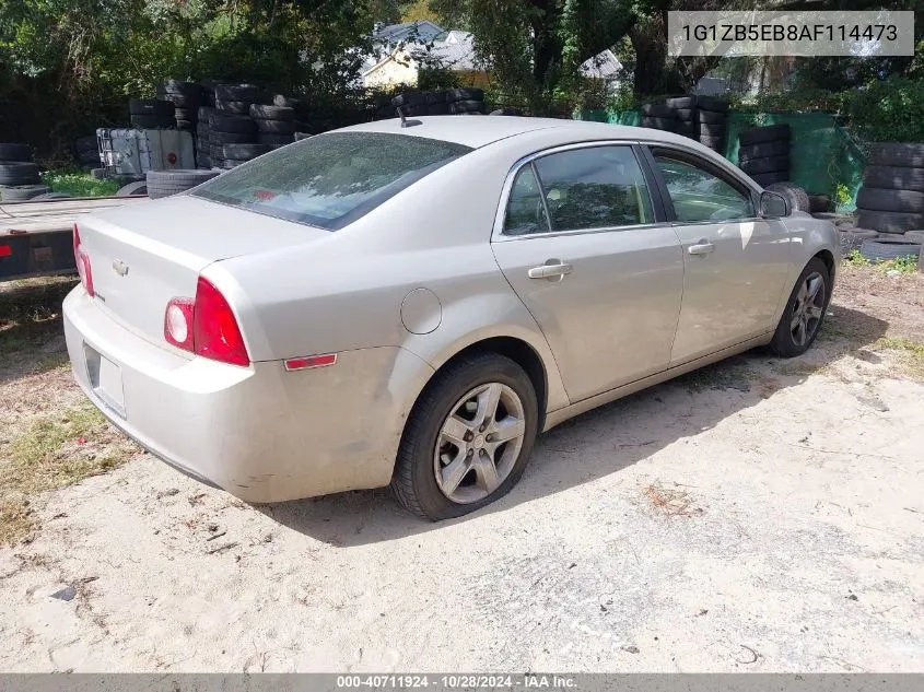 2010 Chevrolet Malibu Ls VIN: 1G1ZB5EB8AF114473 Lot: 40711924