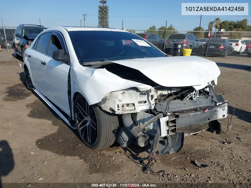 2010 Chevrolet Malibu Ls VIN: 1G1ZA5EK0A4142458 Lot: 40743130