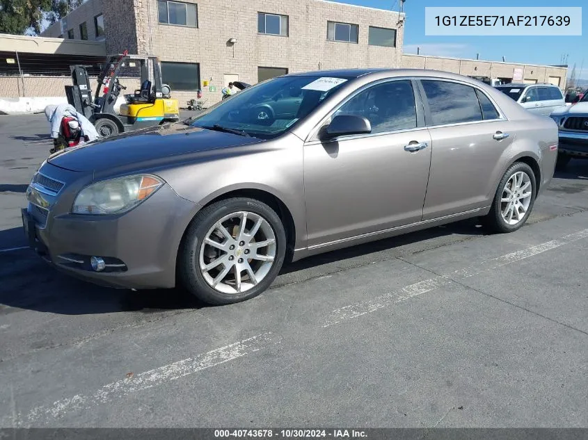 2010 Chevrolet Malibu Ltz VIN: 1G1ZE5E71AF217639 Lot: 40743678