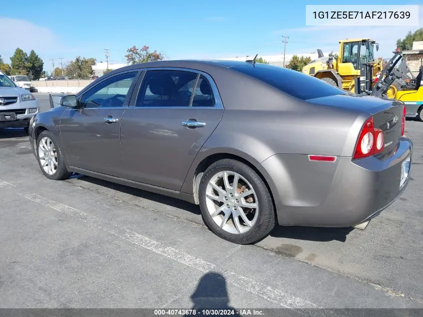 2010 Chevrolet Malibu Ltz VIN: 1G1ZE5E71AF217639 Lot: 40743678