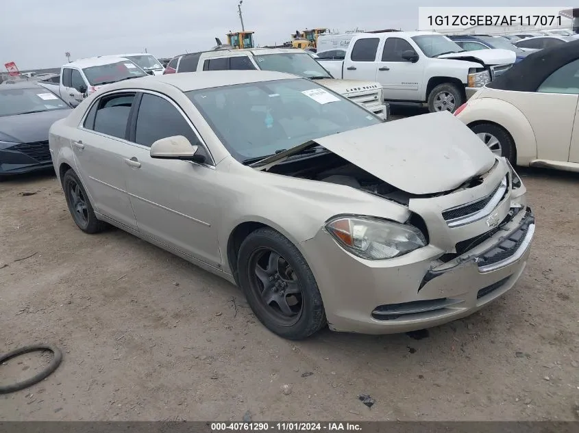 2010 Chevrolet Malibu Lt VIN: 1G1ZC5EB7AF117071 Lot: 40761290