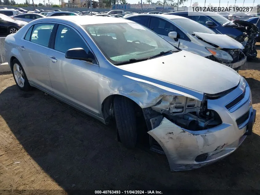 2010 Chevrolet Malibu Ls VIN: 1G1ZA5EB2AF190287 Lot: 40763493