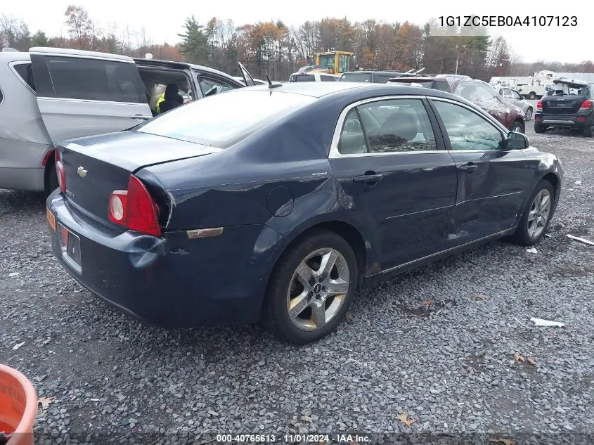 2010 Chevrolet Malibu Lt VIN: 1G1ZC5EB0A4107123 Lot: 40765613