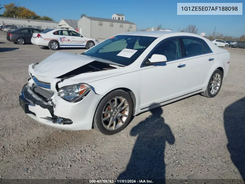 2010 Chevrolet Malibu Ltz VIN: 1G1ZE5E07AF188098 Lot: 40769763