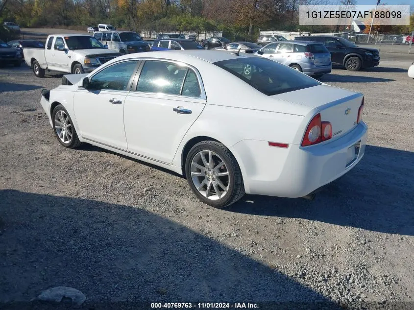 2010 Chevrolet Malibu Ltz VIN: 1G1ZE5E07AF188098 Lot: 40769763