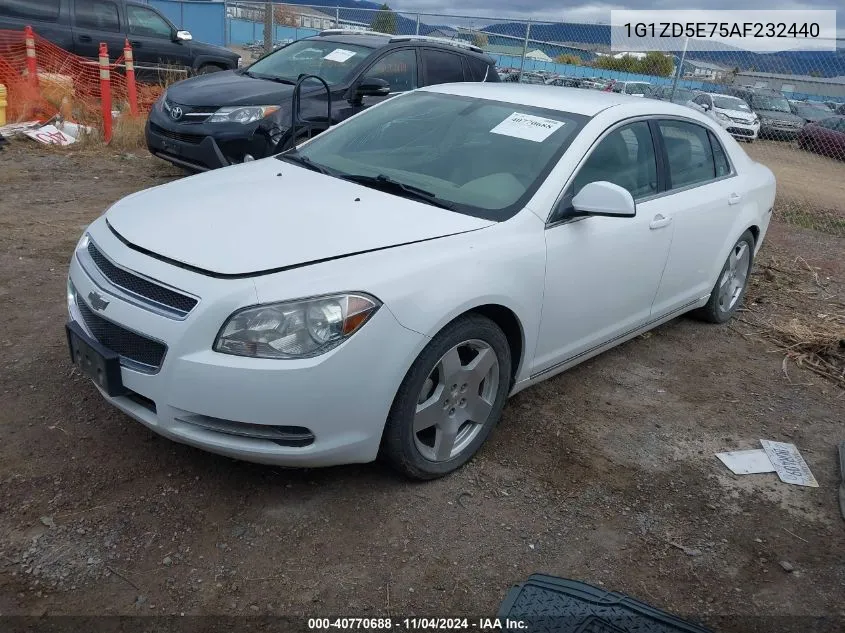 2010 Chevrolet Malibu Lt W/2Lt VIN: 1G1ZD5E75AF232440 Lot: 40770688