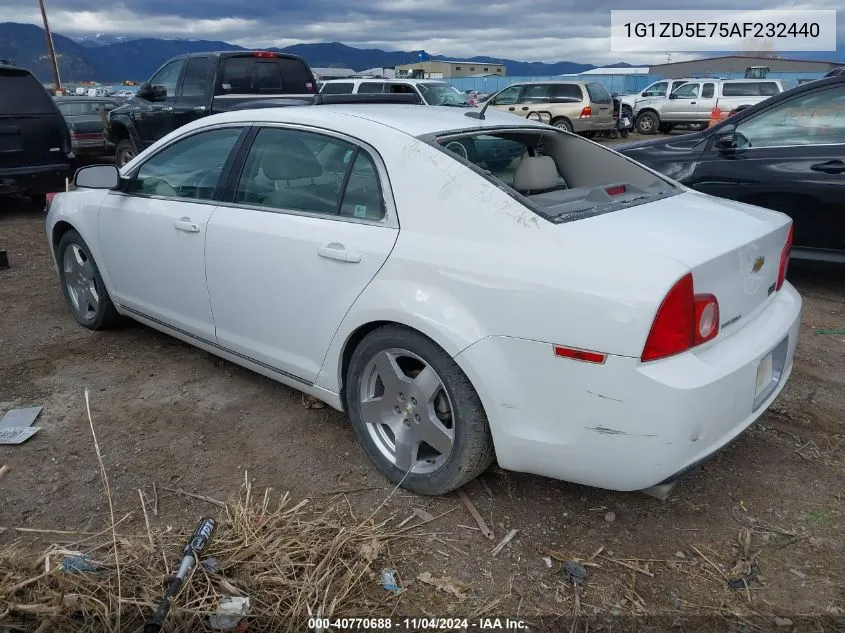 2010 Chevrolet Malibu Lt W/2Lt VIN: 1G1ZD5E75AF232440 Lot: 40770688