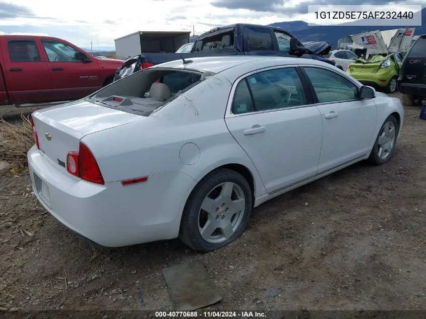 2010 Chevrolet Malibu Lt W/2Lt VIN: 1G1ZD5E75AF232440 Lot: 40770688