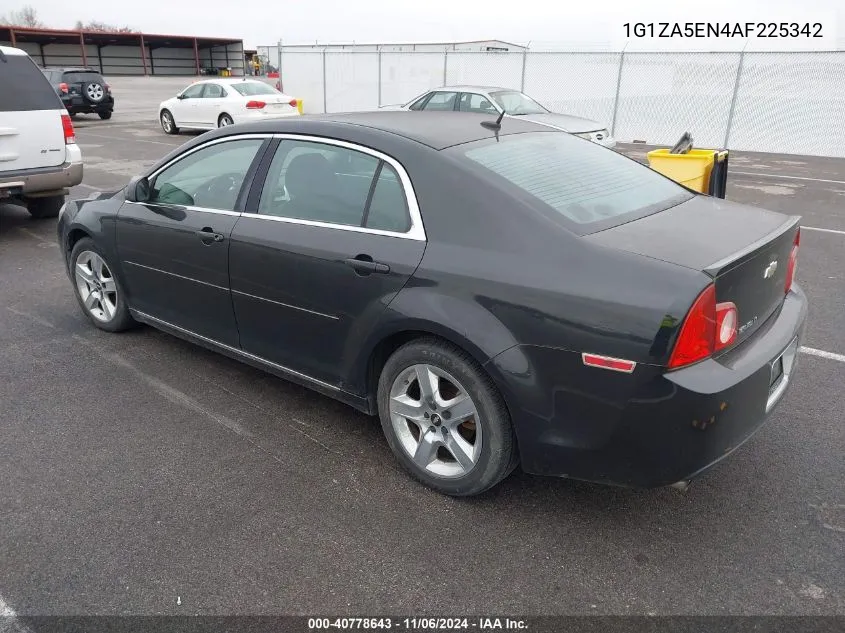 2010 Chevrolet Malibu Ls VIN: 1G1ZA5EN4AF225342 Lot: 40778643