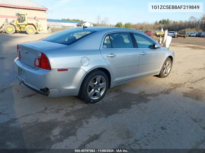 2010 Chevrolet Malibu Lt VIN: 1G1ZC5EB8AF219849 Lot: 40797063