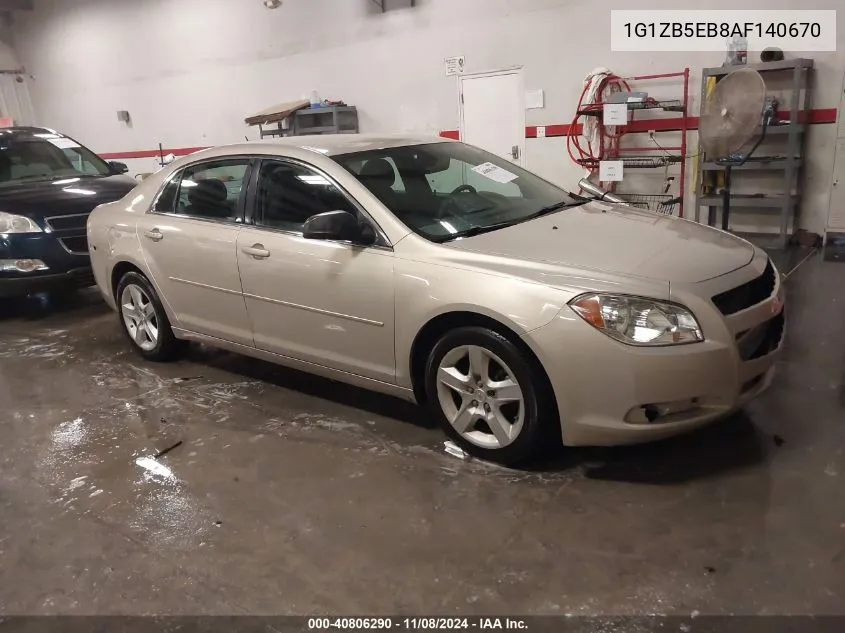 2010 Chevrolet Malibu Ls VIN: 1G1ZB5EB8AF140670 Lot: 40806290