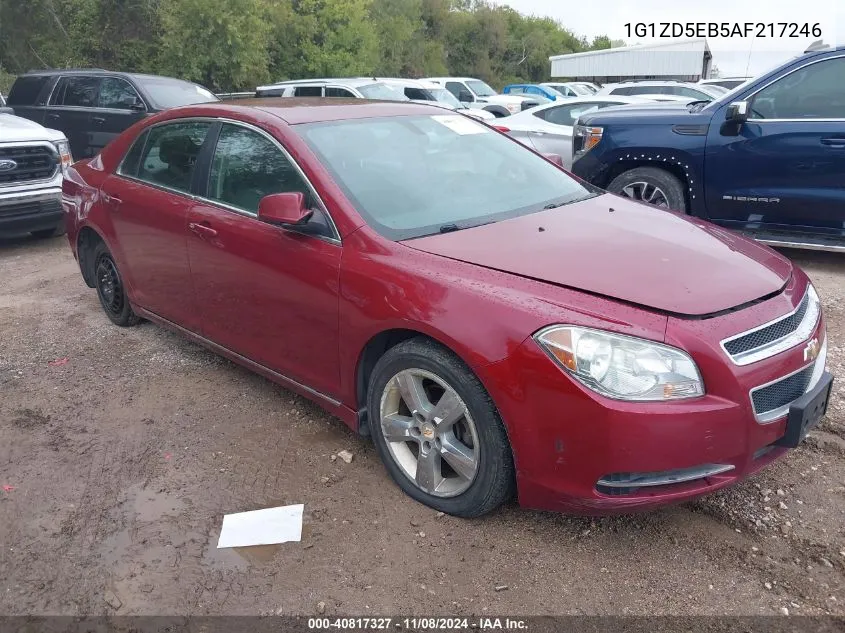 2010 Chevrolet Malibu Lt VIN: 1G1ZD5EB5AF217246 Lot: 40817327