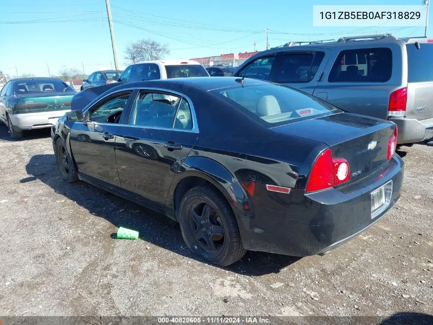 2010 Chevrolet Malibu Ls VIN: 1G1ZB5EB0AF318829 Lot: 40820605