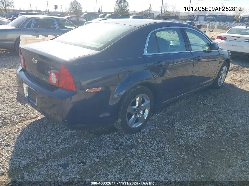 2010 Chevrolet Malibu Lt VIN: 1G1ZC5E09AF252812 Lot: 40832677