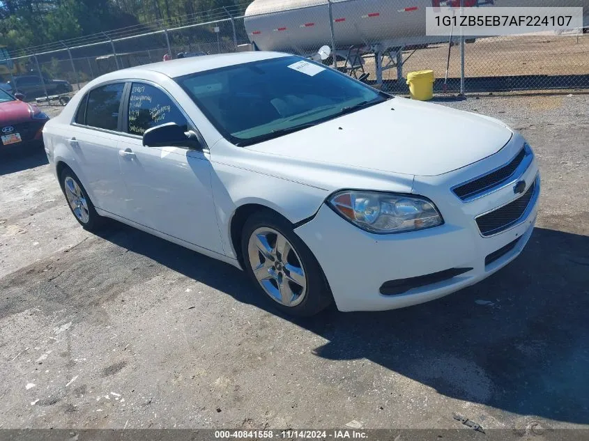 2010 Chevrolet Malibu Ls VIN: 1G1ZB5EB7AF224107 Lot: 40841558