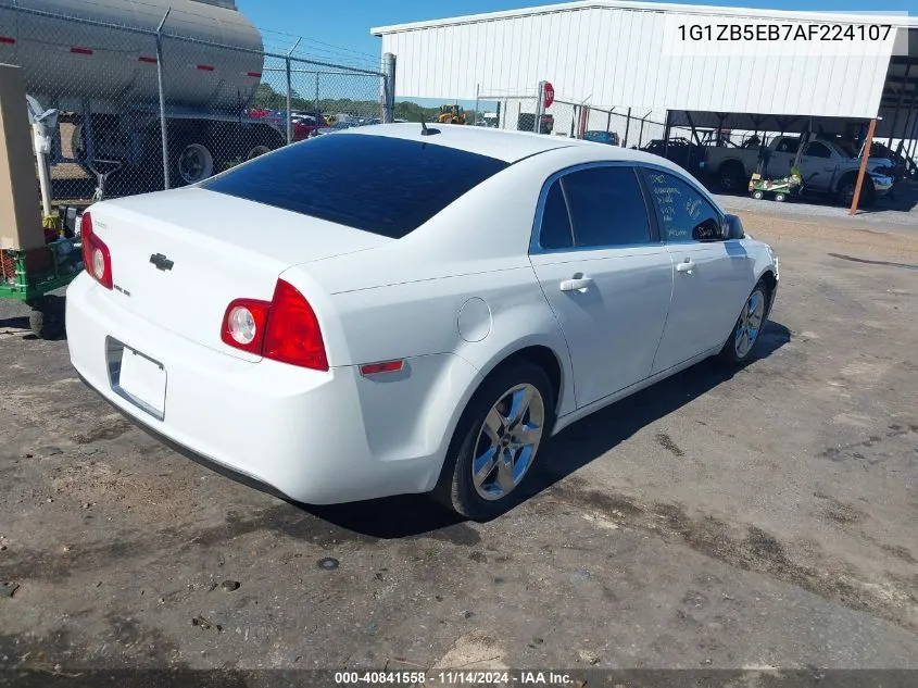 2010 Chevrolet Malibu Ls VIN: 1G1ZB5EB7AF224107 Lot: 40841558