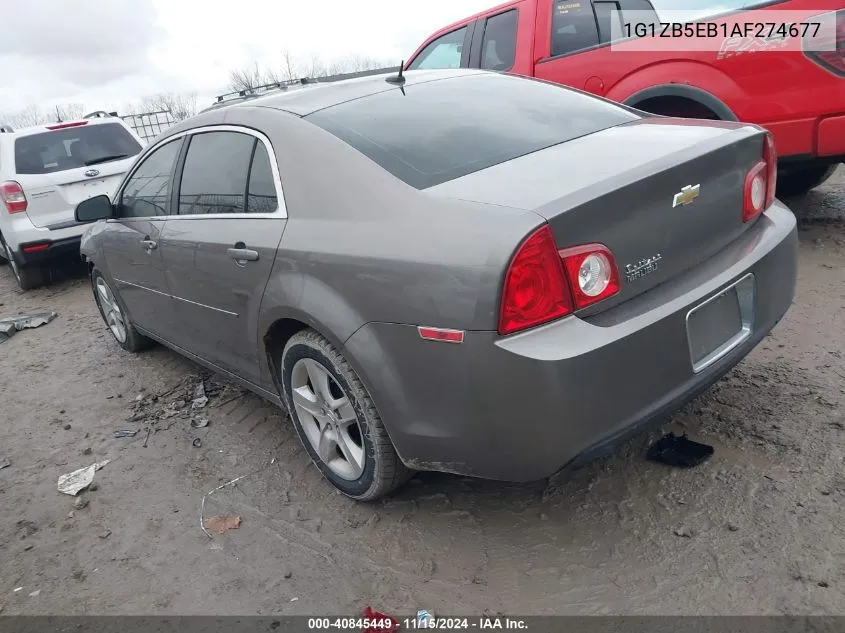 2010 Chevrolet Malibu Ls VIN: 1G1ZB5EB1AF274677 Lot: 40845449