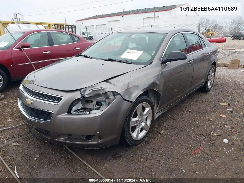 1G1ZB5EB6A4110689 2010 Chevrolet Malibu Ls