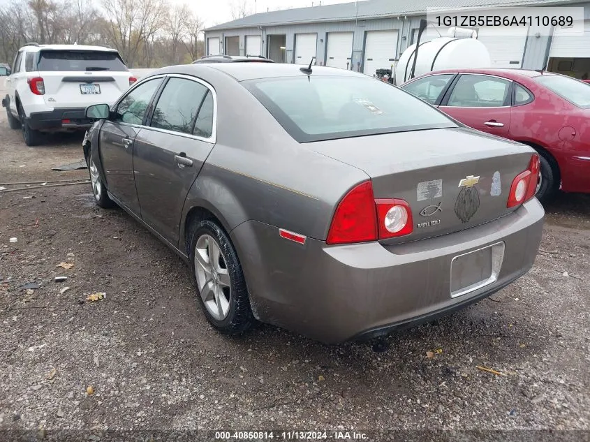 1G1ZB5EB6A4110689 2010 Chevrolet Malibu Ls