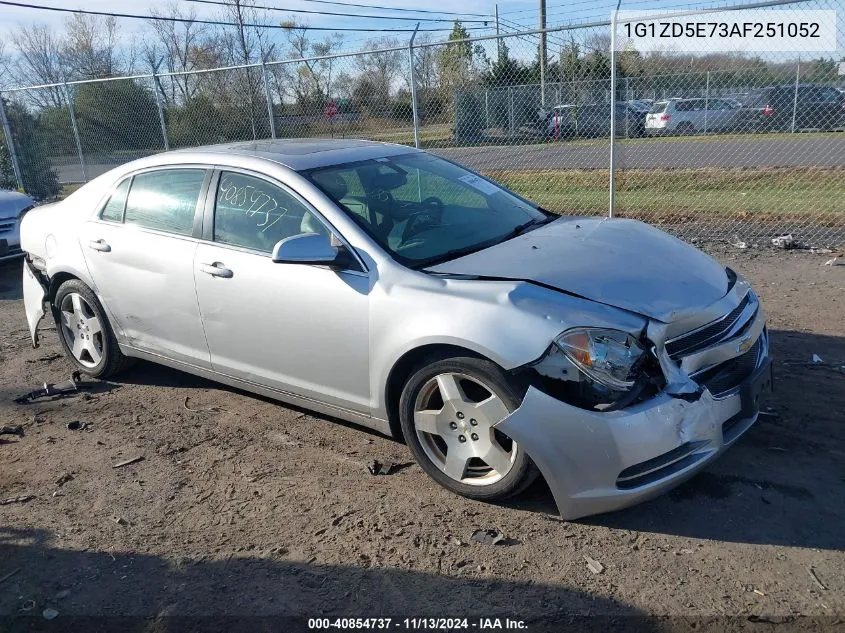 2010 Chevrolet Malibu Lt VIN: 1G1ZD5E73AF251052 Lot: 40854737