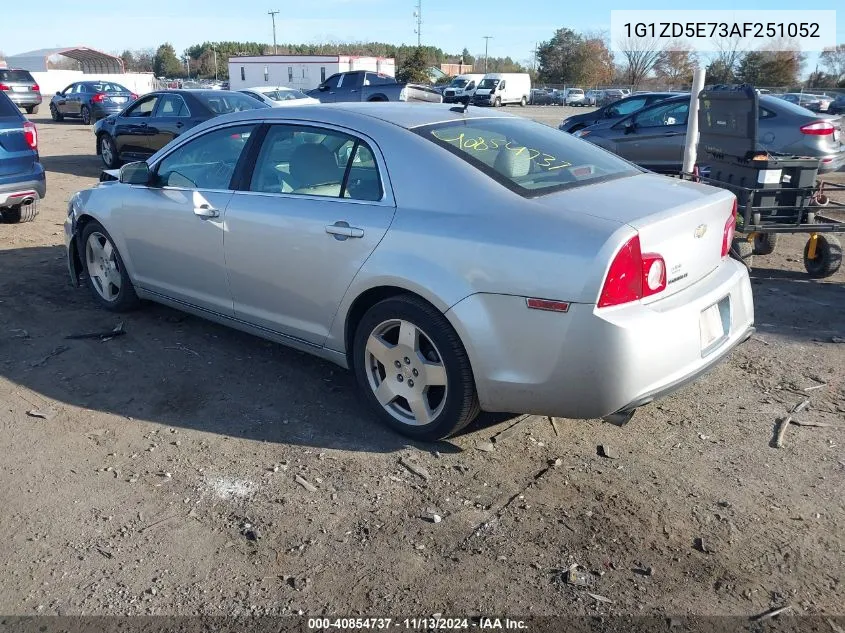 2010 Chevrolet Malibu Lt VIN: 1G1ZD5E73AF251052 Lot: 40854737