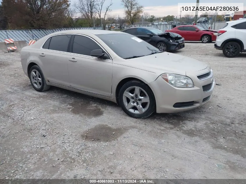 2010 Chevrolet Malibu Ls VIN: 1G1ZA5E04AF280636 Lot: 40861003