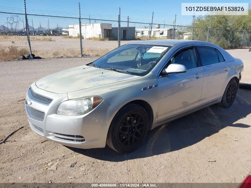 2010 Chevrolet Malibu Lt VIN: 1G1ZD5EB9AF153826 Lot: 40868606