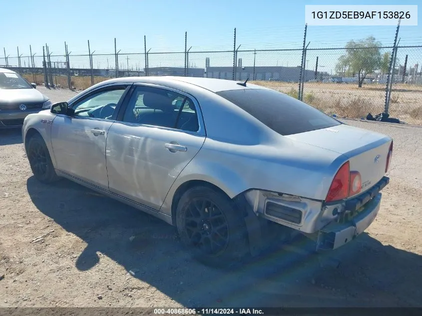 2010 Chevrolet Malibu Lt VIN: 1G1ZD5EB9AF153826 Lot: 40868606