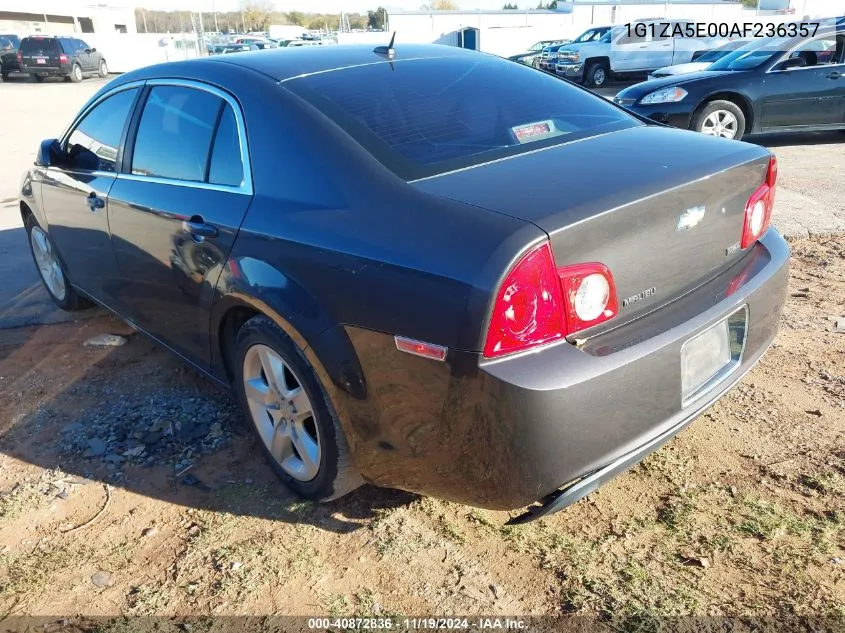 2010 Chevrolet Malibu Ls VIN: 1G1ZA5E00AF236357 Lot: 40872836