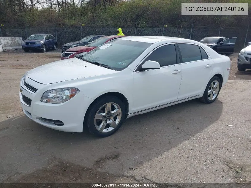 2010 Chevrolet Malibu Lt VIN: 1G1ZC5EB7AF240126 Lot: 40877017