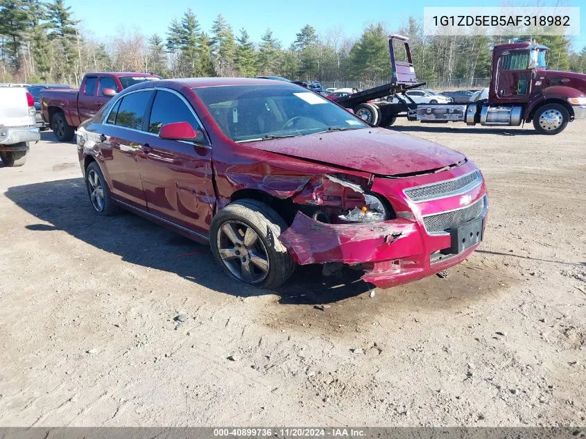 2010 Chevrolet Malibu Lt VIN: 1G1ZD5EB5AF318982 Lot: 40899736