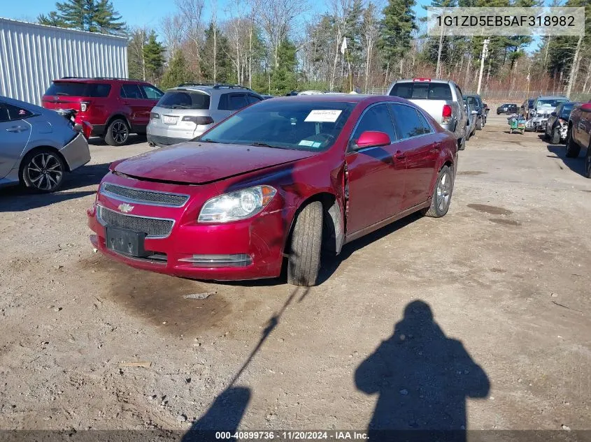 2010 Chevrolet Malibu Lt VIN: 1G1ZD5EB5AF318982 Lot: 40899736