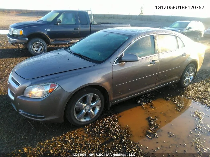 2011 Chevrolet Malibu VIN: 1G1ZD5EU1BF120757 Lot: 12098008