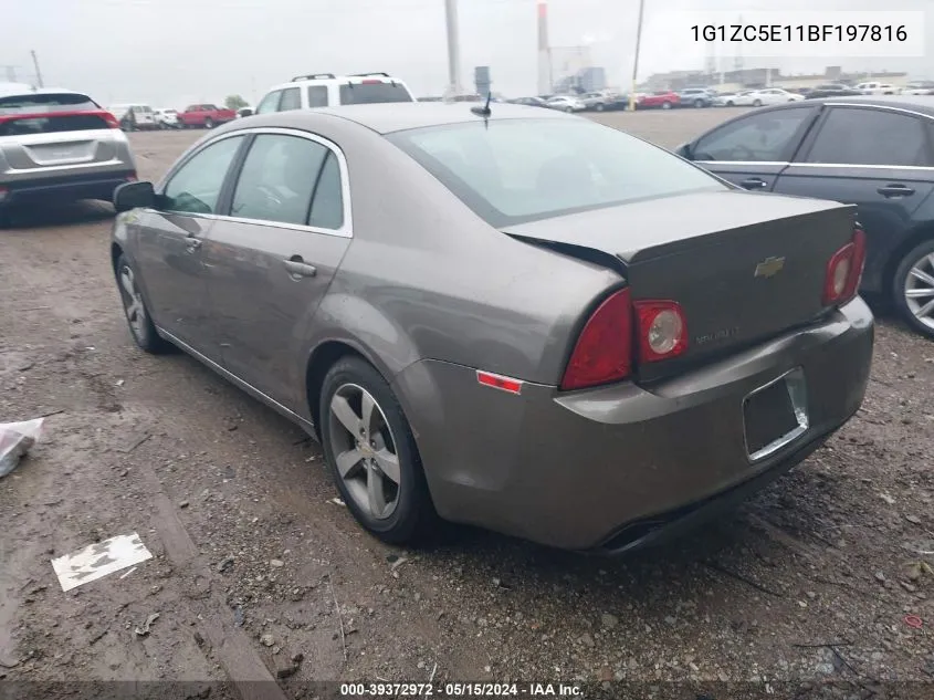 1G1ZC5E11BF197816 2011 Chevrolet Malibu 1Lt