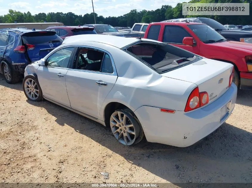 2011 Chevrolet Malibu Ltz VIN: 1G1ZE5EU6BF398812 Lot: 39470904