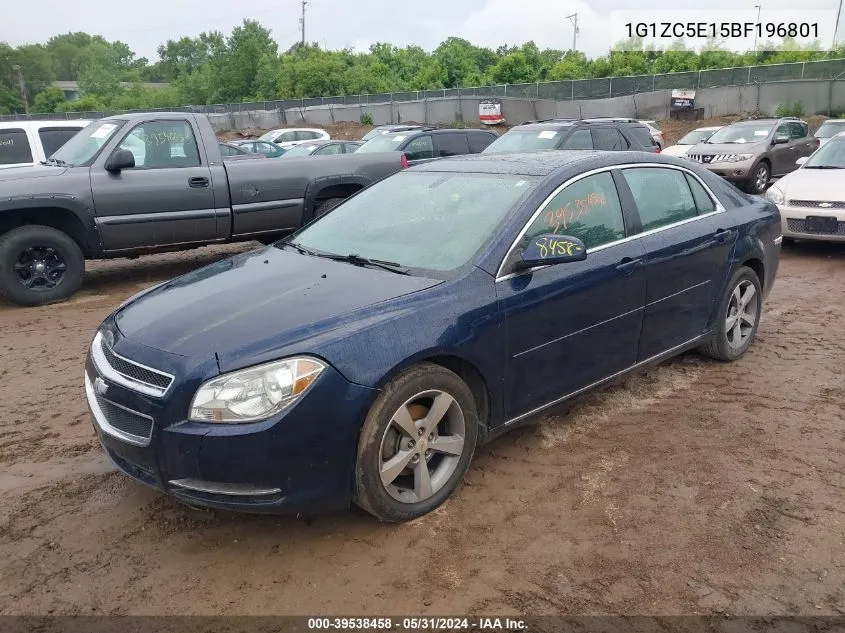 1G1ZC5E15BF196801 2011 Chevrolet Malibu 1Lt