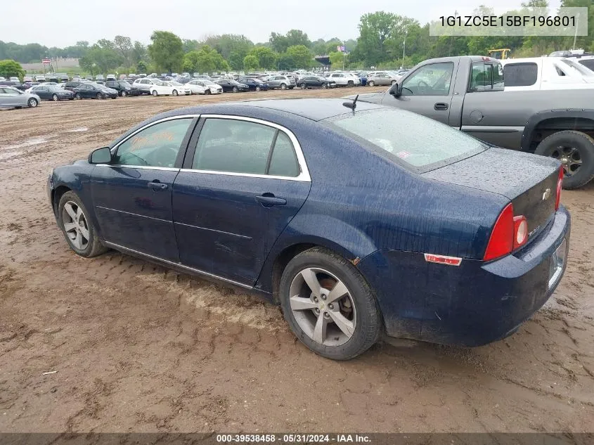 1G1ZC5E15BF196801 2011 Chevrolet Malibu 1Lt