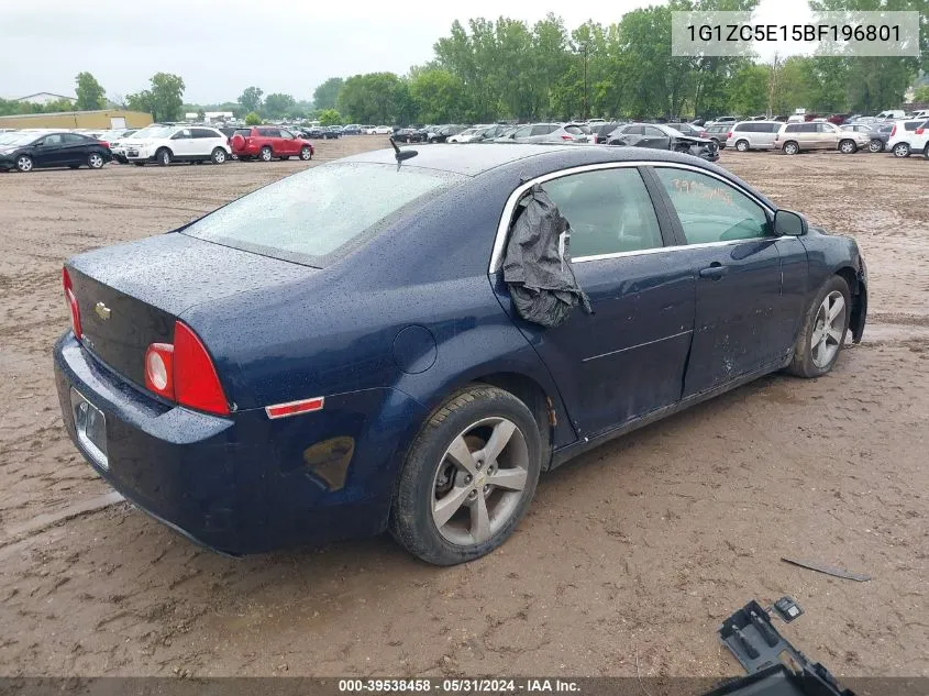 1G1ZC5E15BF196801 2011 Chevrolet Malibu 1Lt