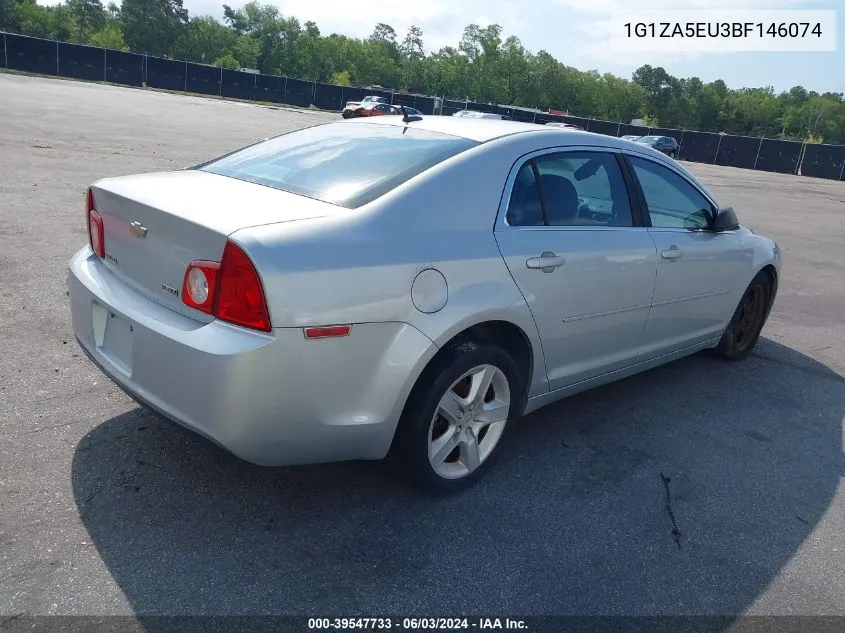 1G1ZA5EU3BF146074 2011 Chevrolet Malibu Ls