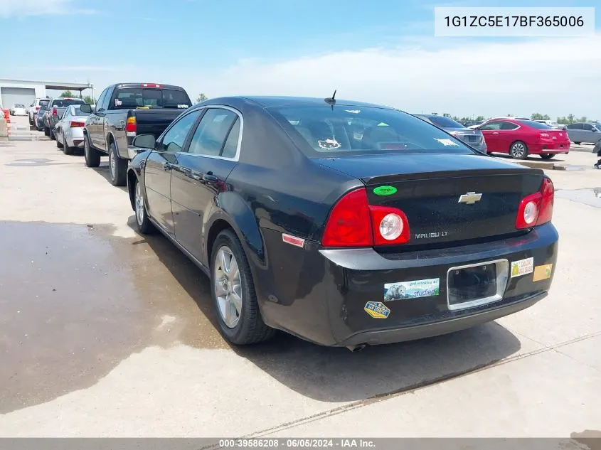 1G1ZC5E17BF365006 2011 Chevrolet Malibu 1Lt