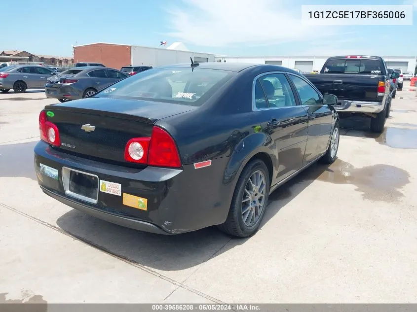 1G1ZC5E17BF365006 2011 Chevrolet Malibu 1Lt