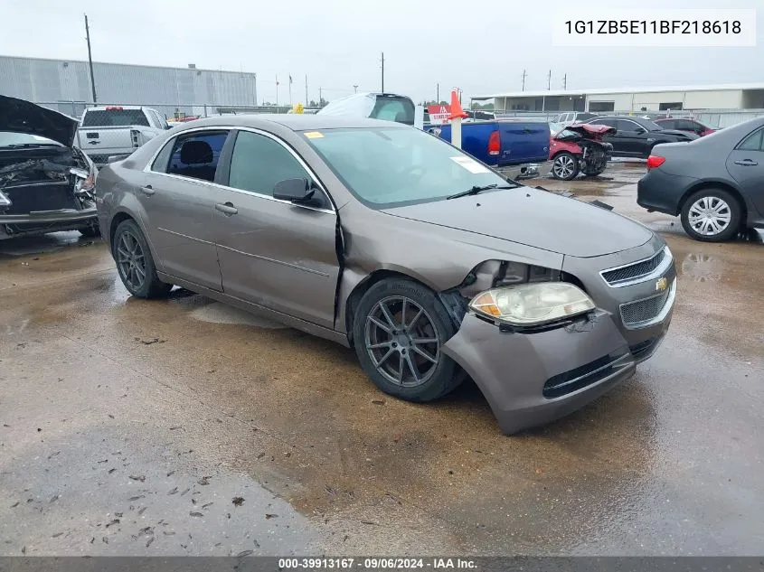 1G1ZB5E11BF218618 2011 Chevrolet Malibu Ls