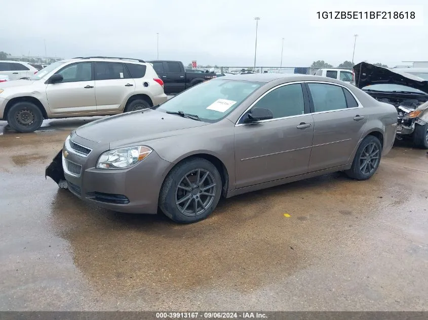 1G1ZB5E11BF218618 2011 Chevrolet Malibu Ls