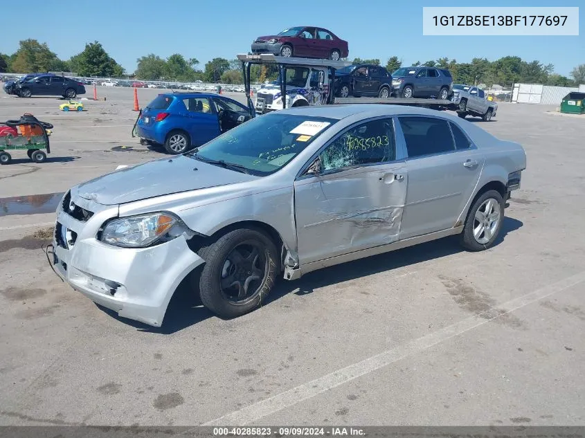 1G1ZB5E13BF177697 2011 Chevrolet Malibu Ls