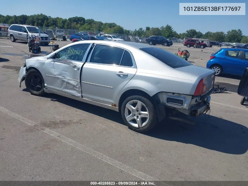 1G1ZB5E13BF177697 2011 Chevrolet Malibu Ls