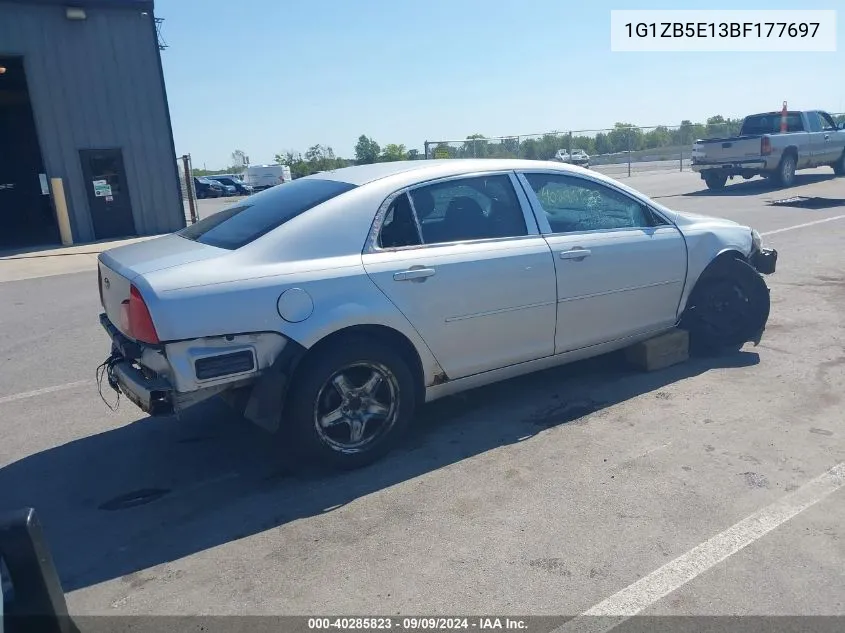 1G1ZB5E13BF177697 2011 Chevrolet Malibu Ls