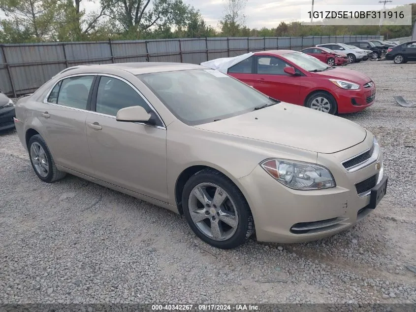 2011 Chevrolet Malibu 2Lt VIN: 1G1ZD5E10BF311916 Lot: 40342267