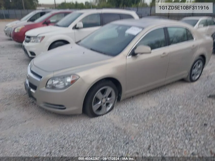 1G1ZD5E10BF311916 2011 Chevrolet Malibu 2Lt