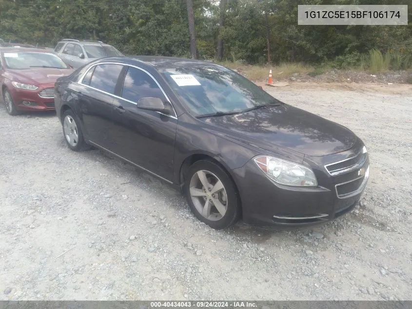 1G1ZC5E15BF106174 2011 Chevrolet Malibu 1Lt